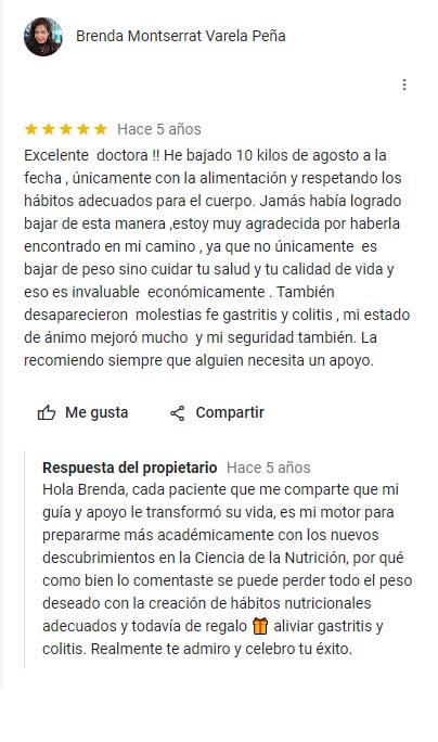 Testimonial 2 Especialista en Colitis